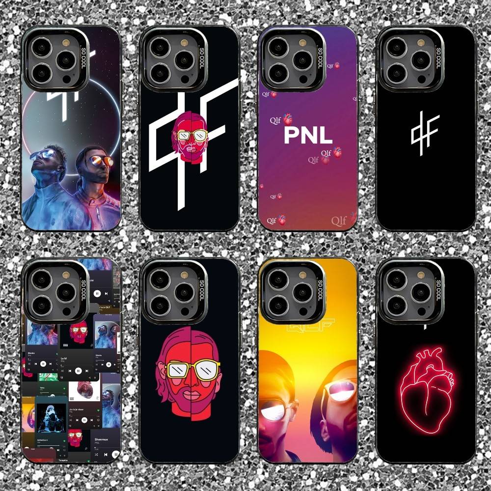 PNL Rap Groupe Handyhülle Für iPhone 16,15,14,13,12,11,Pro,XS,Max,Plus,Mini,SE Schwarz Candy Matt Stoßfeste Hülle