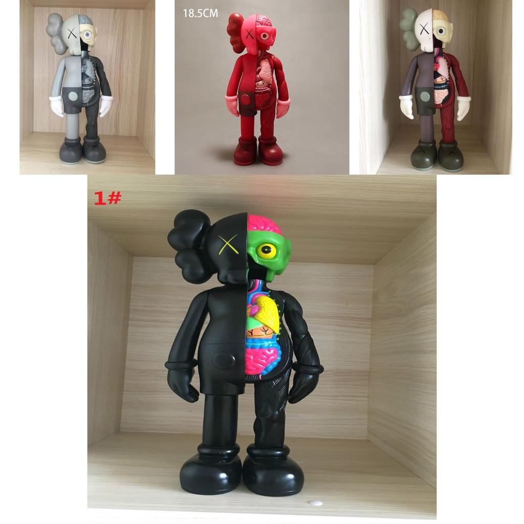 Kaws Companion Flayed Open Dissected Bff 8" Pvc Verzamelbaar Ornament Mannelijke Figuur