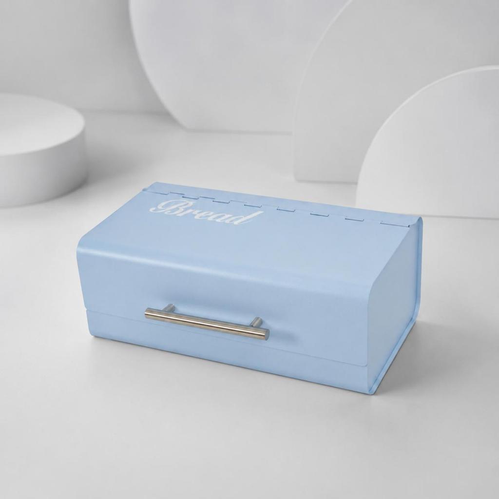 Countertop Storage Box Space Saving Lidded Storage Box Kitchen Bread Bin Large Capacity Food Safe