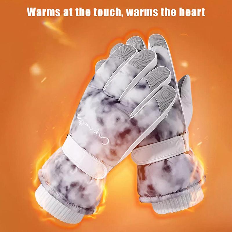 Winter Cycling Gloves Non Slip Touch Ski Gloves Snowboard Accessories Waterproof Pocket Warm Men'S And Women'S Gloves