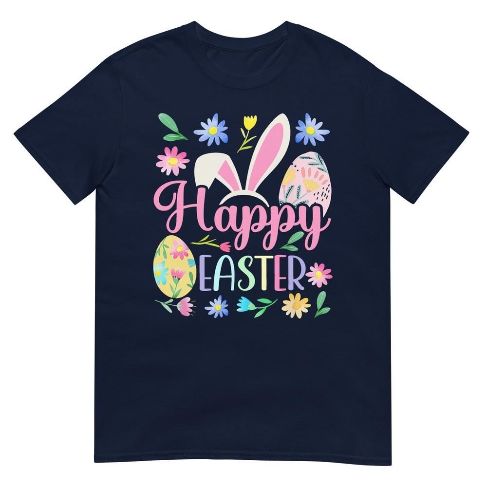 Happy Easter Eggs Unisex Unisex Girls Boys Easter Bunny Easter TShirt S