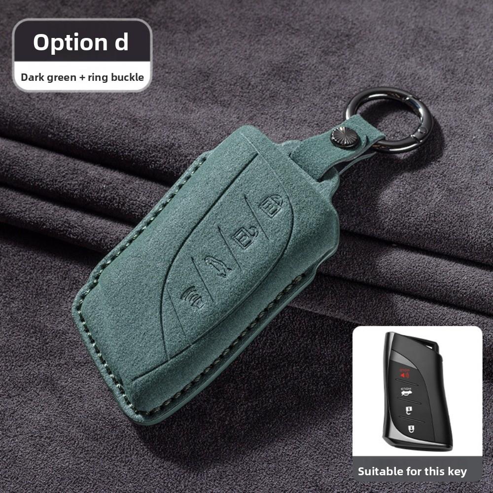 Premium Suede Key Cover for Lexus ES300H NX260 UX LS500 Car Keys Durable and Stylish