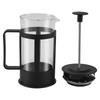 Heavy Duty French Press Coffee Maker 12Oz Heat-Resistant Glass Rustproof Filter Dishwasher Safe Tea Coffee Brewer with Handle