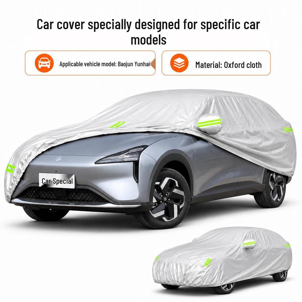 Baojun Yunhai Car Cover: Sun Protection, Waterproof, Heat Insulation, All-Season Universal, Oxford Cloth