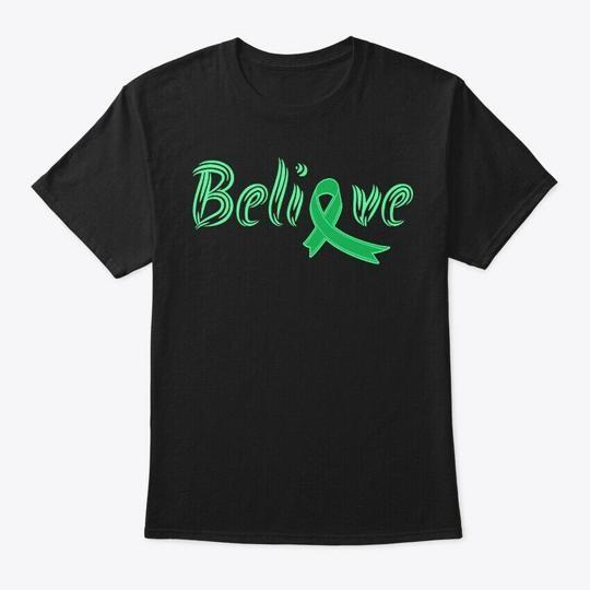 Believe Brain Injury Awareness T-Shirt Made in the USA Size S to 5XL 4XL