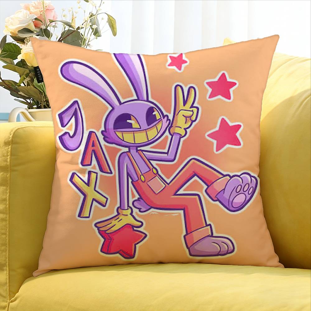 Jax Brooches Cartoon Various Sizes Square Pillow Case For Car Home Bedchamber Decor