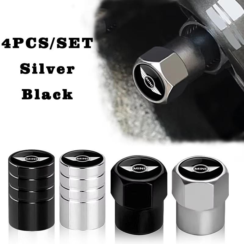 4Pcs Car Wheel Tire Valve Caps Tyre Stem Covers Accessories For MINI JCW Cabrio Cooper Countryman Aceman Clubman Coupe Paceman Phgqd66