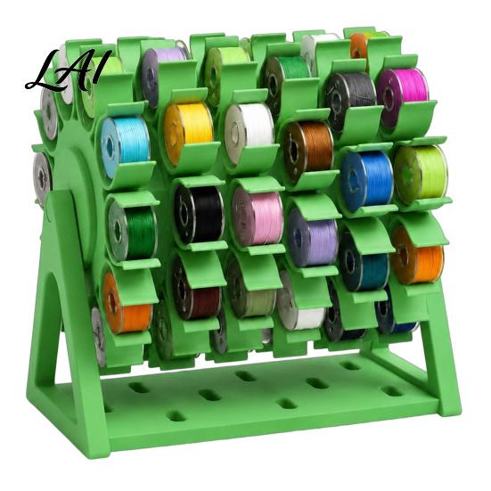 Geschenk für Näher 60-Spulen Nähgarn-Organizer-Ständer 360 Grad drehbar Platzsparend Studio-Organisation Ständer Tischplatten-Aufbewahrungshalter