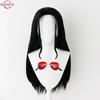 High Quality Nico Robin Cosplay Wig Miss Allsunday Wig Nico Wigs Long Black Heat Resistant Synthetic Hair Anime Role Play Wigs +