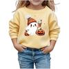 Boys Girls Child Fashion Daily Versatile Casual Crewneck Sweatshirts Daily Long Sleeve Patchwork Top Sweatshirts