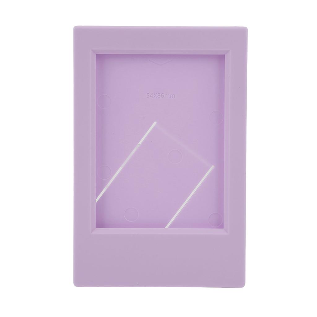 Photo Frame Plastic Rectangle Desktop Classical Stand Picture Frame for for 3in Photos