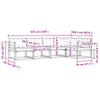 Outdoor Sofa Set with Cushions 5 pcs Natural and Light Grey