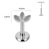 ASTM F136 G23 Titanium Labret Piercing Starfish Earring Stud Bee Leaf Push In CZ Threadless Cartilage 16/18/20G Body Jewelry