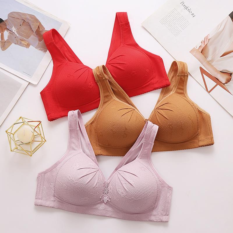 

Large size vest bra, thin without steel ring, gather underwear, close breasts