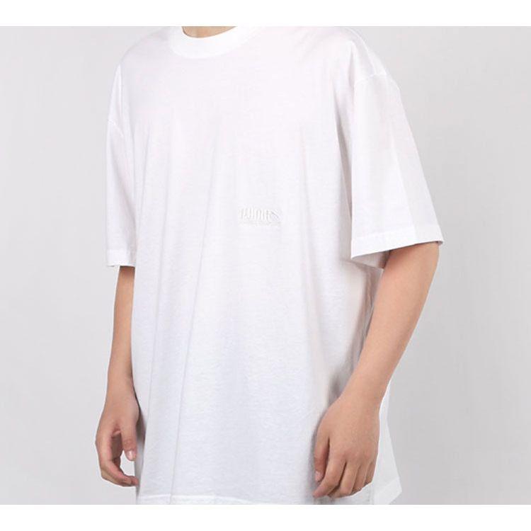 Puma Casual Sports Breathable Short Sleeve T-Shirt Men Tops White 598523-02