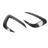 2 Pcs Front Fog Light Trim Cover Eyebrow Frame Bumper Spoiler Trim Replacement for     2020 to 2023