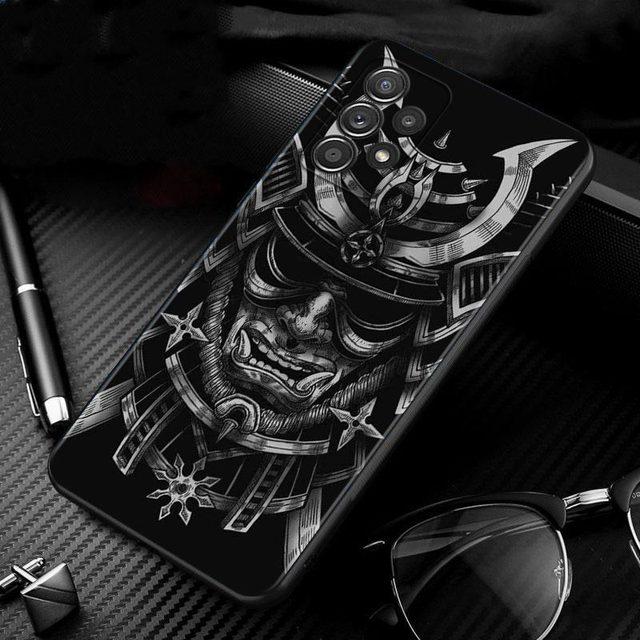 Samurai-fodral för Samsung Galaxy A51 A71 A01 A11 A21 A21s A31 A41 A72 A52 A42 A32 A22 A12 A02 A02s F42 telefonskal
