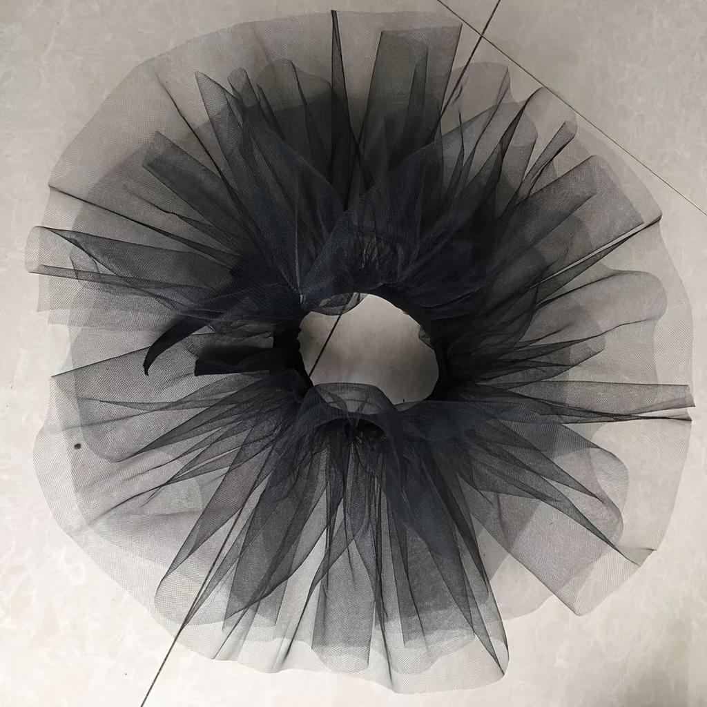 European and American Pure Color Simple Mesh Fluffy Fake Collar Stage Performance Studio Pography Props Pography Accessori