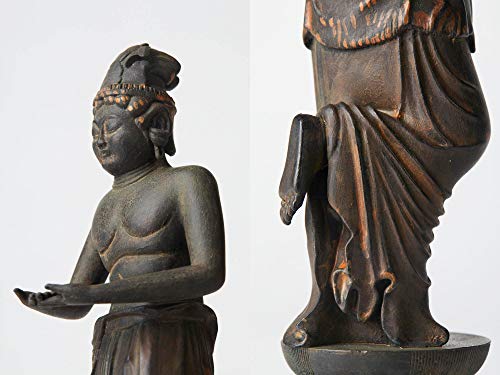 ISUM TanaCOCORO [Palm] Kannon Bodhisattva & Seishi Bodhisattva (Set of 2) - Buddhist Statues, National Treasures, ISUM (Kannon Bodhisattva & Seishi Bo