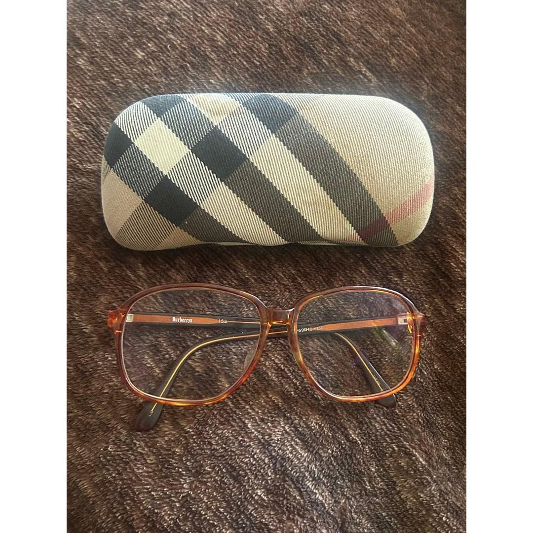 Used Burberry Glasses Date Glasses Tortoise Vintage