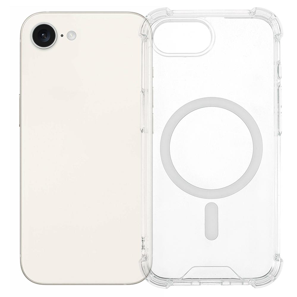 

Прозорий чохол для iPhone 16e, сумісний з MagSafe, 1,5 мм, протиударна задня кришка Type A