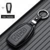 Genuine Leather Key Case for Geely Boyue, Xingyue L, Binyue ICON, Xingrui, Panda Mini - Premium Metal Shell