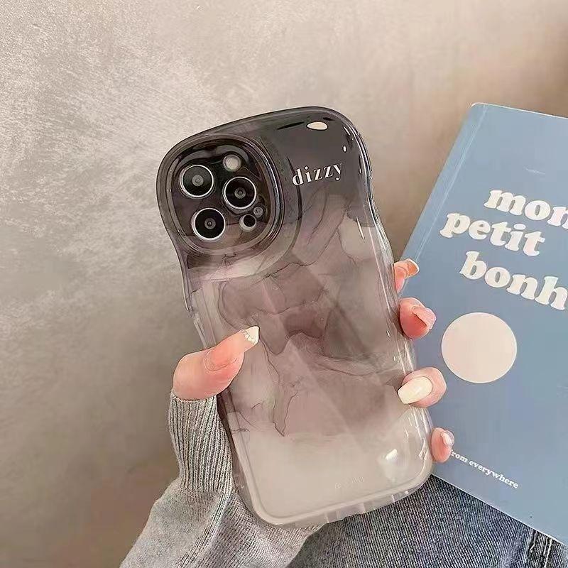 

Apple 13 Phone Case Gradient Ink iPhone 14 Pro Max/12/11/XS/XR Full Coverage Women s Wallet Apple6G