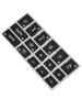 Easy To Install A4 B6 B7 AC Climate Control Button Repair Restoration Decals Stickers White Characters On Black Overlay