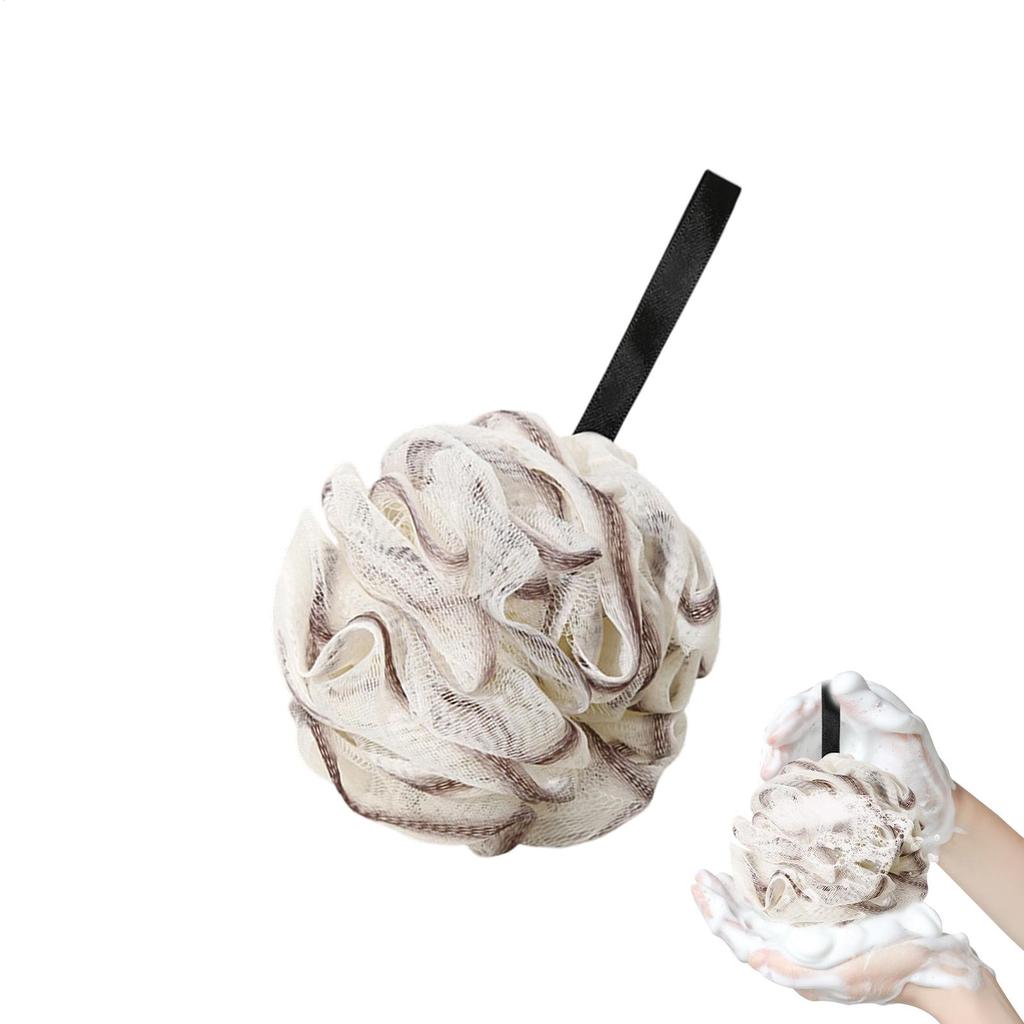 Shower Loofah Gentle Foaming Fine Mesh Washcloth Bath Loofah Teenager's Bath Foam Ball Exfoliating Shower Ball Loofah