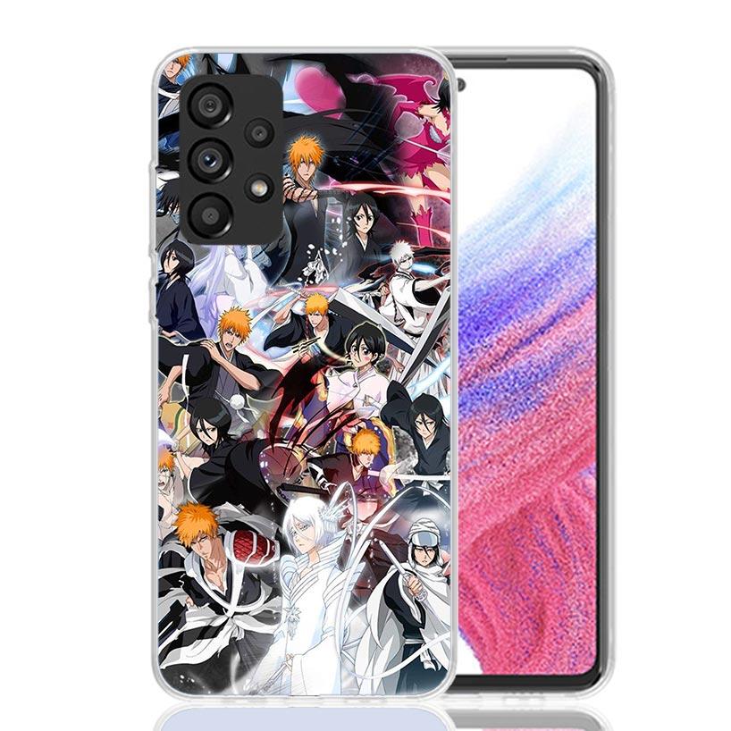 Ichigo Kenpachi Bleach Anime Phone Case For Samsung Galaxy A13 A14 A15 A16 A53 A54 A55 A56 A33 A34 A35 A36 A23 A24 A25 A26 A05S
