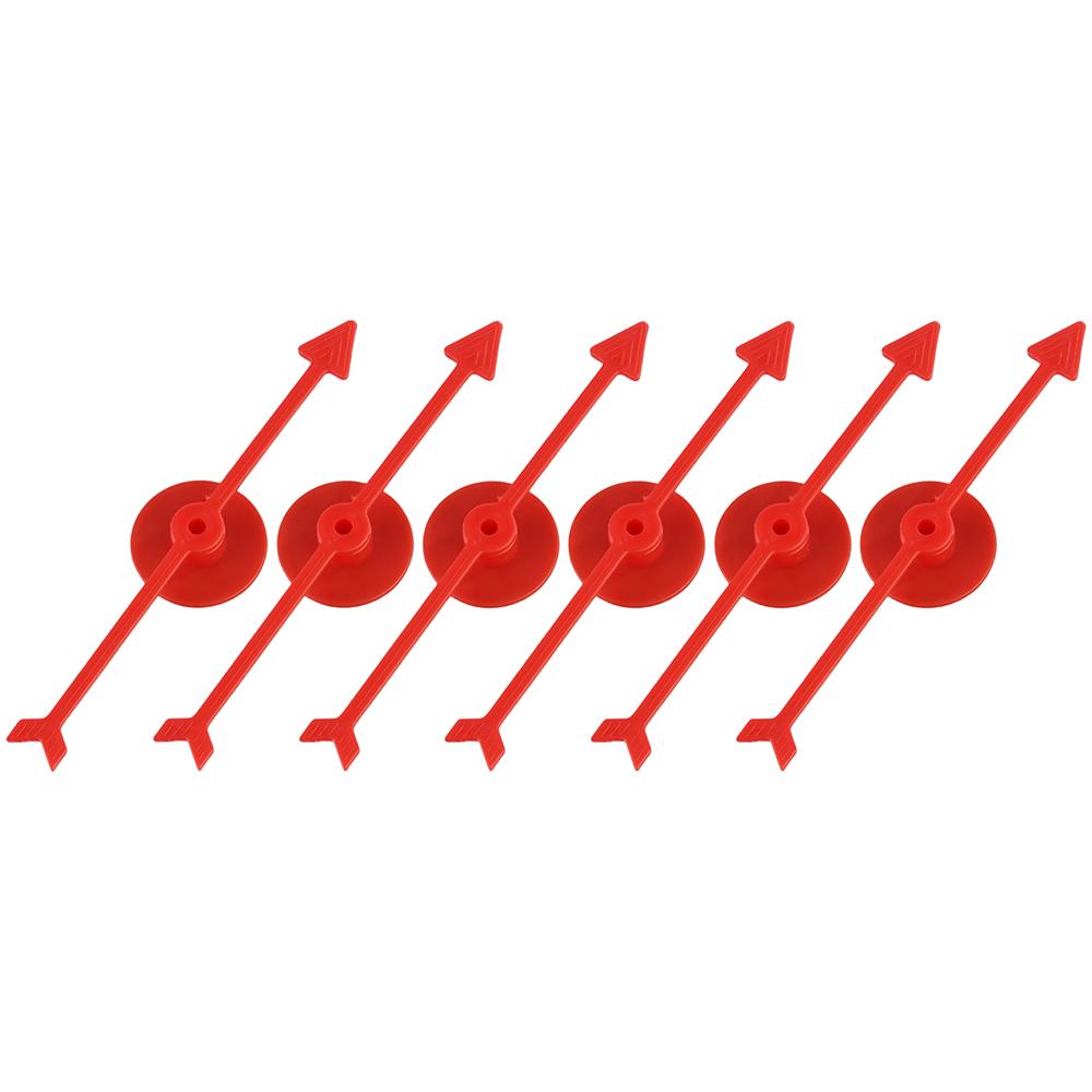 6 stücke Kunststoff Pfeil Spinner Zubehör für DIY Bord & Karte Spiele Kinder Kinder Schule Klassenzimmer Aktivitäten Party Spielzeug