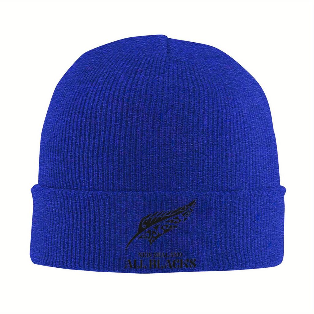 Australia New Zealand All Blacks Knitted Hat Autumn Winter Beanie Warm Rugby Ball Caps Men Women Acrylic Hip Hop Skullcap