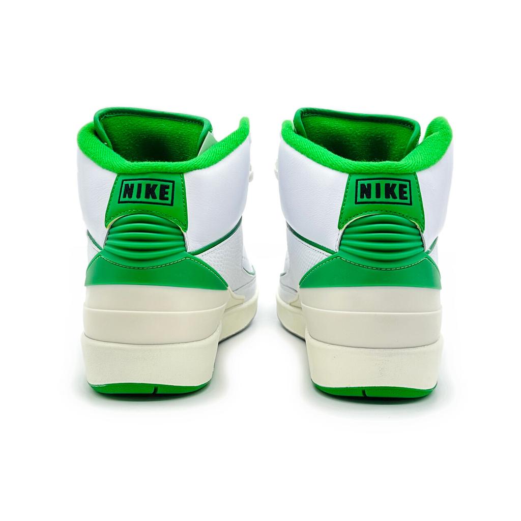 DR8884-103 Nike Air Jordan 2 Retro Lucky Green Sail White Light Steel Grey