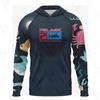 Mens Long Sleeve Hooded Fishing Shirt UPF 50 UV Protection Quick Dry Breathable Outdoor Performance Top Cycling Angling