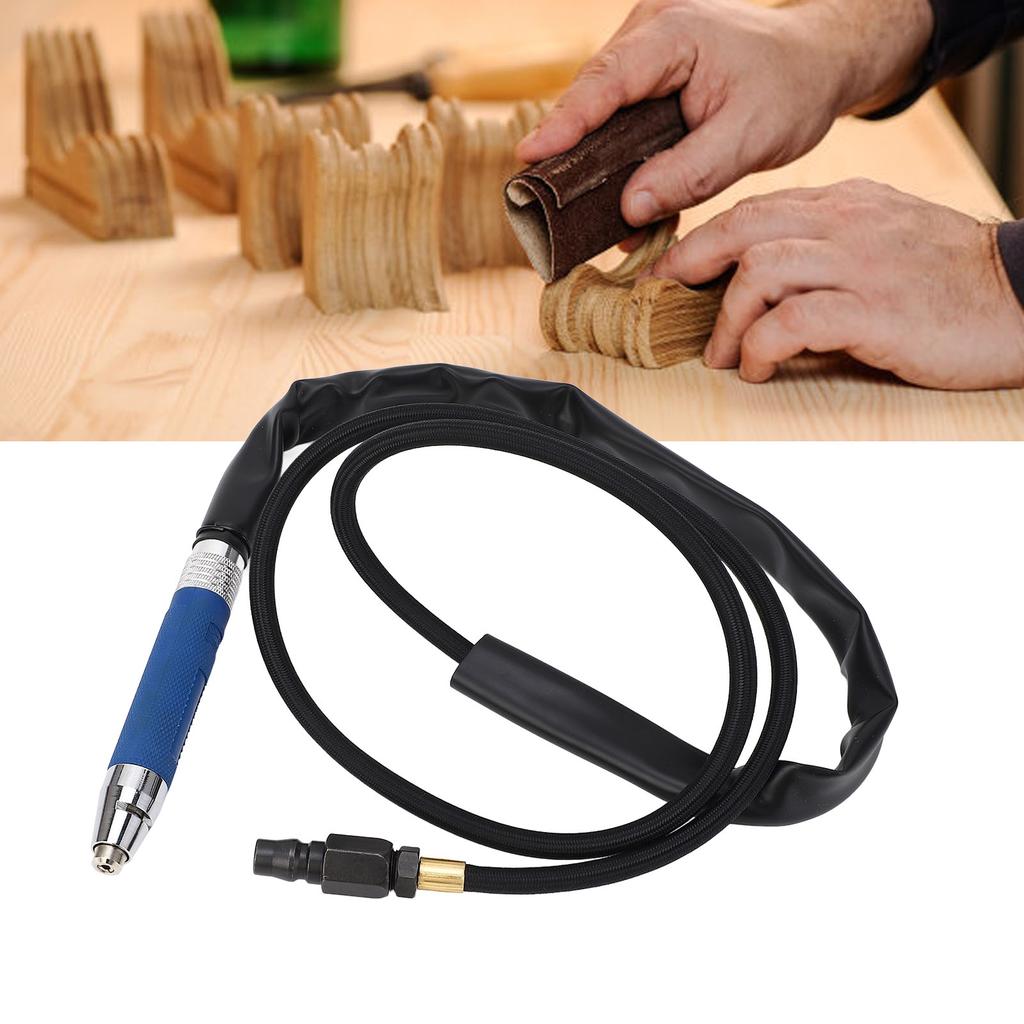 Druckluft-Geradschleifer-Set 60000 U/min 1/4 Zoll Hand-Gravierstift für Kunststoffprodukte Schuhmaterialien Formenbau