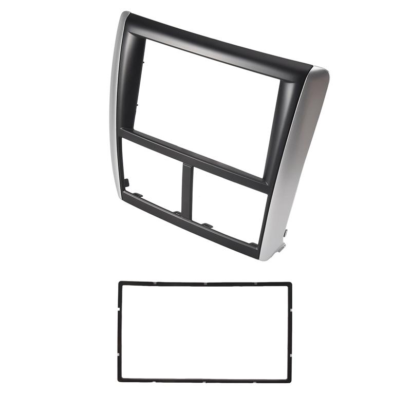 Portable Double Din Car Radio Fascia For Subaru Forester 2008-2012 Impreza 2007-2012 Radio Stereo Dash Installation Trim Kit Fra