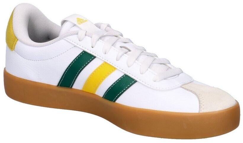 Кроссовки Adidas VL Court 3.0 ftwr white/collegiate green/utility yellow