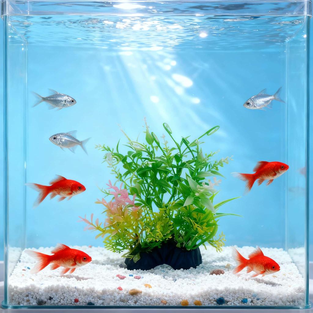 5PCS Artificial Aquatic Plant Mixed color Aquarium Artificial Plastic Plants Decor -Fish Tank DIY Accessories