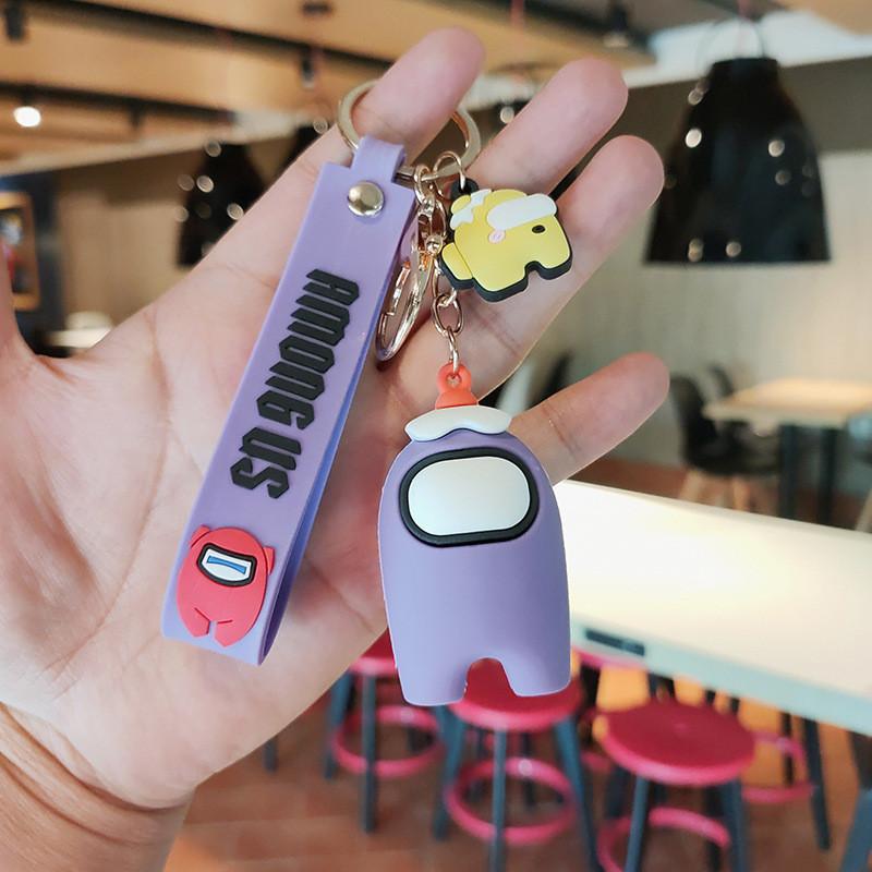 

Брелоки Мультяшный Стиль ПВХ Космос Самозванец Брелки Милые Аксессуары Игровые фиолетовый