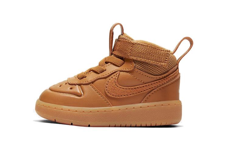 

Nike Mid 2 Boot Support Mid top Skateboard Shoes Wheat Infant And Toddler BQ5445-700 21