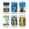 Russian Tarot Cards A 78 Deck Oracle Visions Divination Edition Borad Playing Games,Camping Game Halloween Christmas Gifts