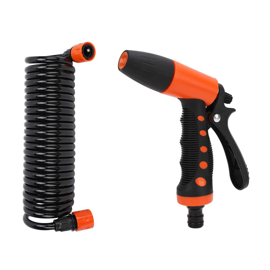 Washdown Kit 0 To 8bar High Pressure Adjustable Nozzle Comfortable Grip Hosecoil Washdown System for Car RV Yacht Deck
