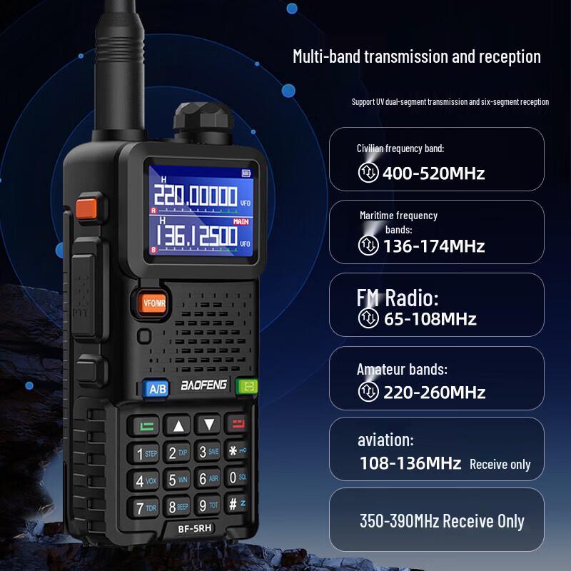 BAOFENG UV-5RH High Power Dual Band Walkie Talkie (CN version)