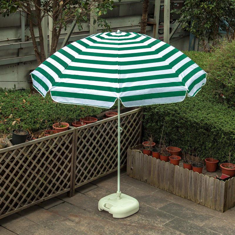 Large Outdoor Sunshade Beach Umbrella for Balcony, Courtyard, and Garden