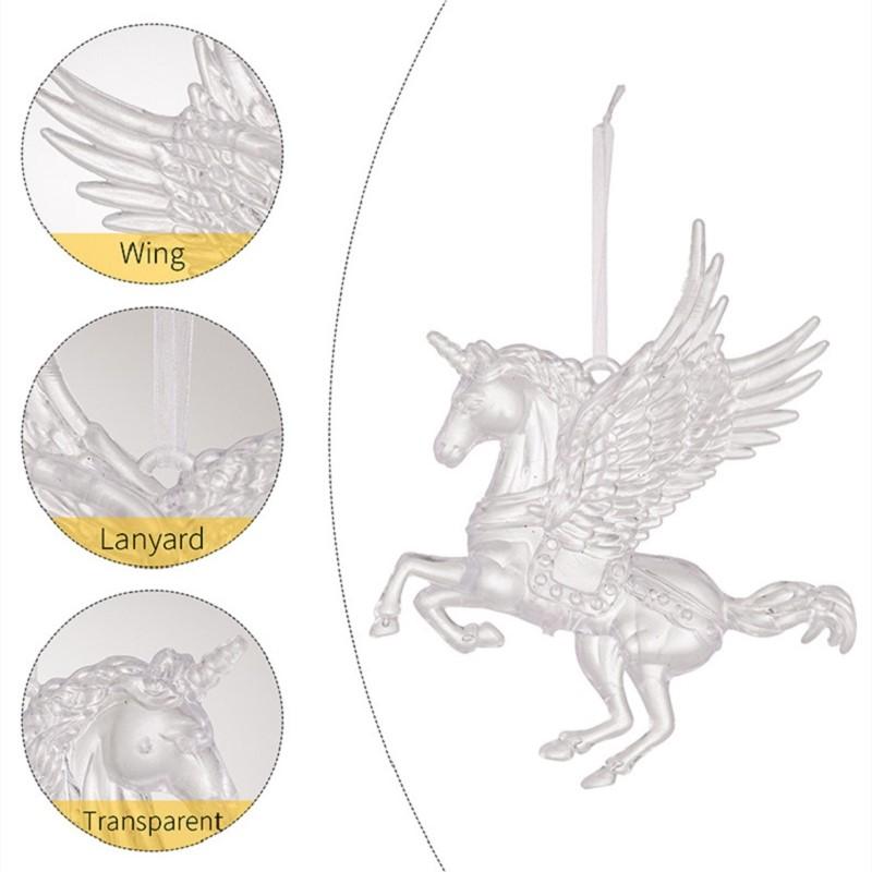 Acrylic Acrylic Snowflake Icicle Ornaments White Lifelike Drop Pendants Crystal Christmas Deer Pendant Xmas Tree New Year 2025