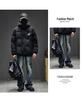 Men's High-End White Duck Down Jacket - Thick, Warm, Loose Fit with Hood
