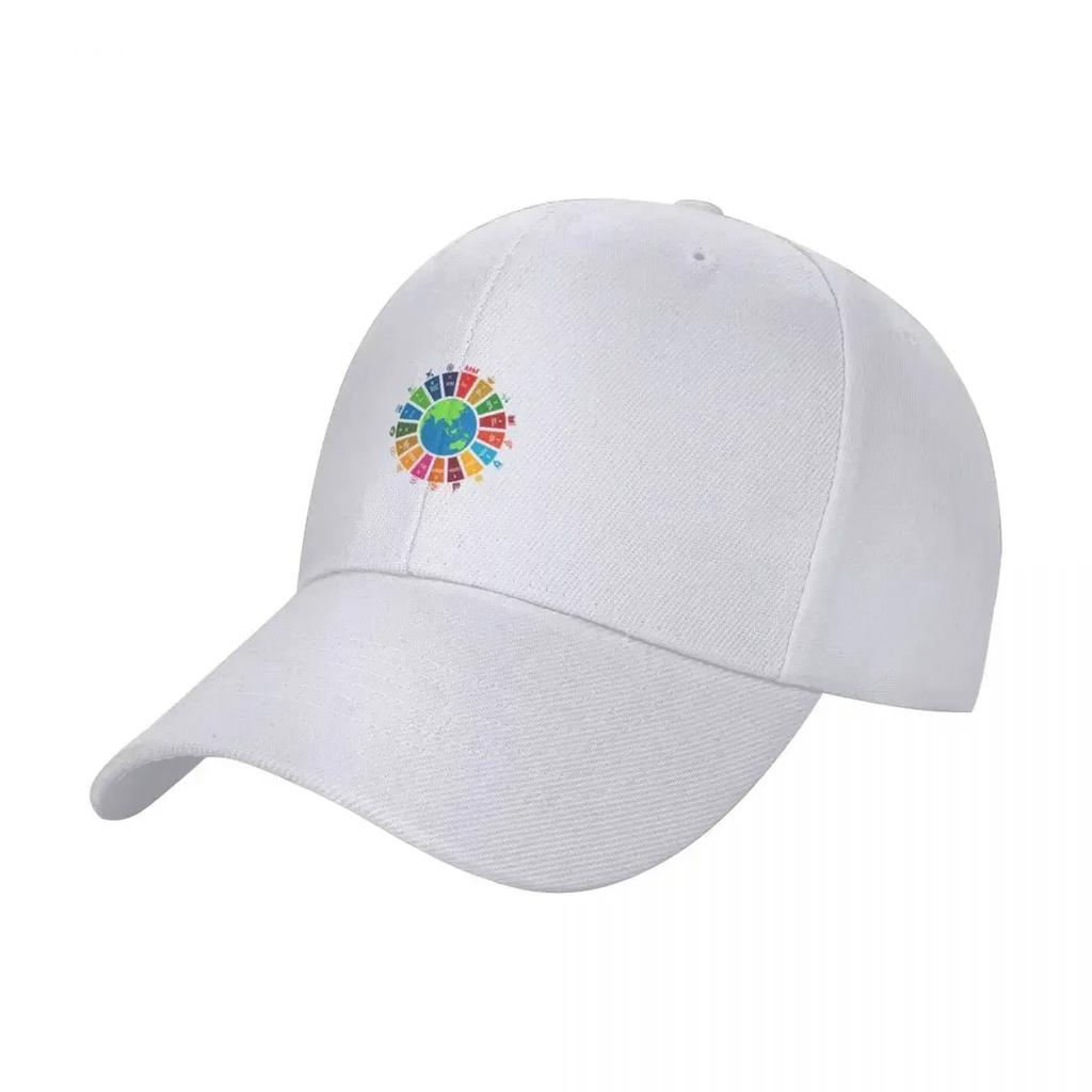 UN SDGsUN Global Goals LogoUnited Nations Sustainable DevelopWoUnisext Goals 2030 Sticker Baseball Cap Sunhat For WoUnisex WoWoUnisexs