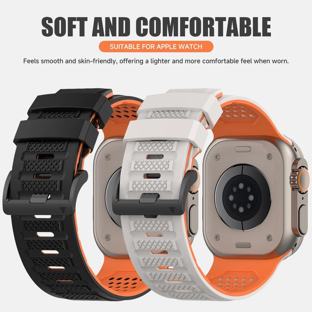 Case+Silicone Strap for Apple Watch Band Ultra 3 49mm 46 45 44 41mm Protective Case Bracelet for Iwatch 11 10 9 8 7 6 54 SE3