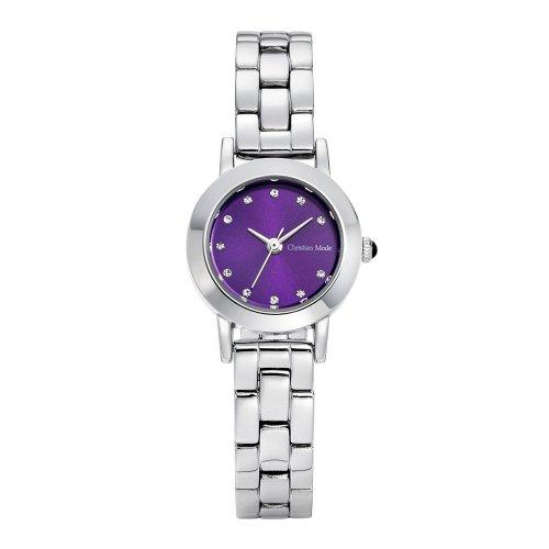 [CHRISTIAN MODE] CHRISTIAN MODE Women s Color Metal Watch CM418PURWS CM418PURWS