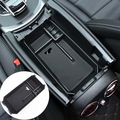 Centralne sterowanie samochodem podłokietnik ze schowkiem schowek organizuj tacę dla Mercedes Benz C GLC klasa C200 C180 GLC250 W205
